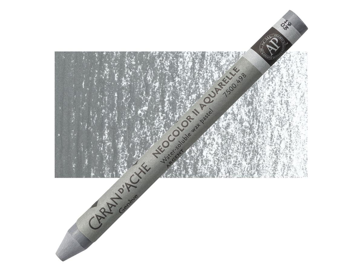 Caran d’ache - neocolor II – 498 Silver - 0318917498