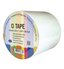 JEJE Dubbelzijdig klevend tape rol 100mm (3.3230)