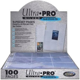 Ultra Pro Silver Series Pages 9-Pocket p/st
