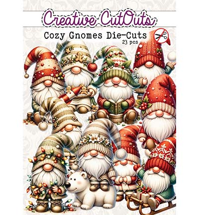 Creatief Art - CCODC-001 - Cozy Gnomes 23 stuks