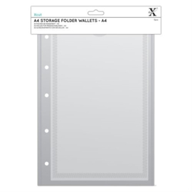 A4 Storage Wallets (5pcs) - with A4 Pockets -  XCU 245105