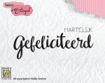 Nellie choice DTCS019 "Hartelijk Gefeliciteerd"