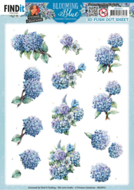 3D Push Out - Yvonne Creations - Blooming Blue - Hydrangea - SB10911