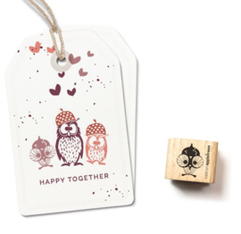 Cats on Appletrees - 27742 - Stempel - Eikeluil 1 - staand - OP = OP