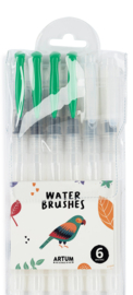 Artum - Waterbrushset 6 Delig -  ART-PEN-WB06
