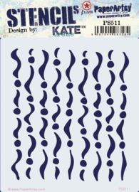 PaperArtsy - Stencil 511 {Kate Crane}