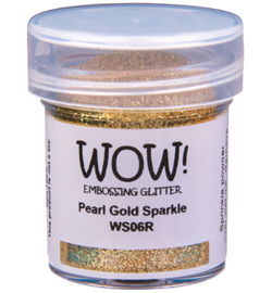 Wow! - WS06R - Embossing Powder - Regular - Embossing Glitters - Pearl Gold Sparkle