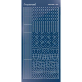 Hobbydots sticker - Mirror - Blue