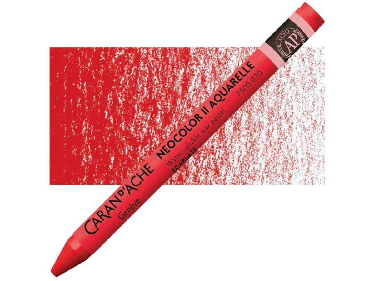 Caran d’ache - neocolor II – 070 Scarlet -  0318919070