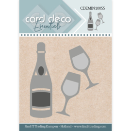 Card Deco Essentials - Mini Dies - Champagne - CDEMIN10055