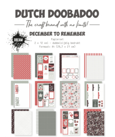 Dutch Doobadoo papier Designpapier December to remember - 473.005.052