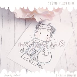 Magnolia - CC22 Pillow Tilda {Rubber Stamp}