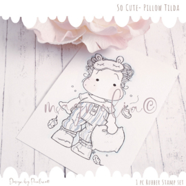 Magnolia - CC22 Pillow Tilda {Rubber Stamp}