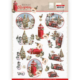 3D Knipvel - Amy Design - Nostalgic Christmas - Christmas Train CD11562