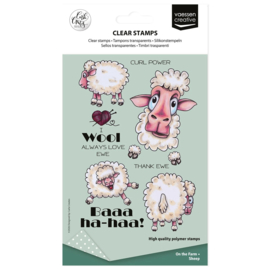 Vaessen Creative - Clear Stamps by Carla Creates Sheep on the Farm - CAR0405