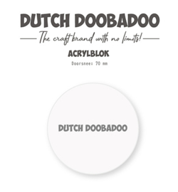 Dutch Doobadoo  ATC Acrylic Block Circle - 476.125.002