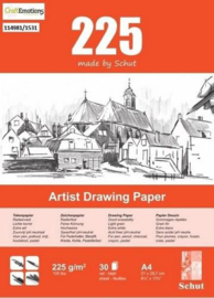 Schut Artist Drawing Paper 225 gram A4 bloc a 30 vel