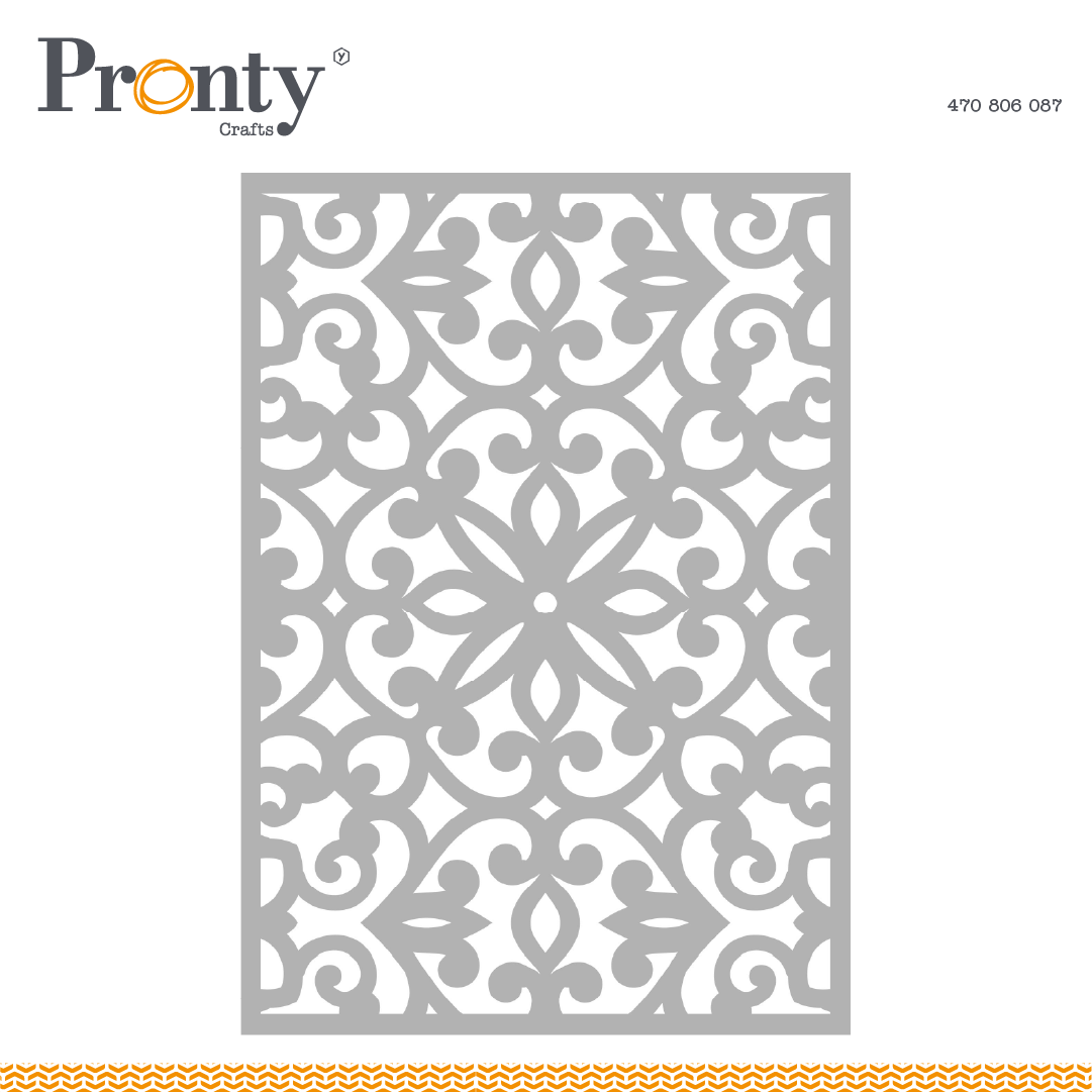 Pronty crafts Mask Stencil Barok Frames A5