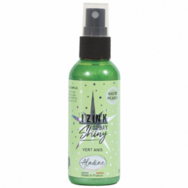 IZINK SPRAY SHINY - Vert anis (lime green)