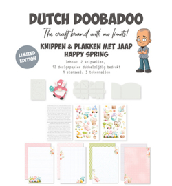 Dutch doobadoo Knippen & plakken met jaap Happy Spring - 473.013.003