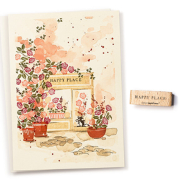 Cats on Appletrees - 28438 - Stempel - Happy place