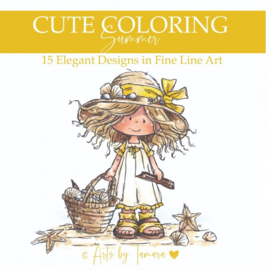 Arts by Tamara - Cute Coloring - Summer - ABT-CC-004