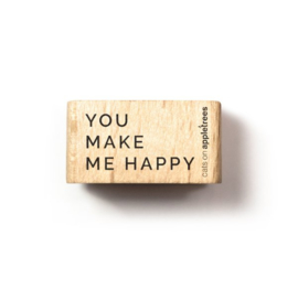 Cats on Appletrees - 27460  - Stempel - You make me happy