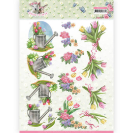 Yvonne Creations - 3D Knipvel - Spring is Here - Tulips CD11277