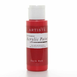 Docrafts - Acrylic Paint (2oz) - Dark Red
