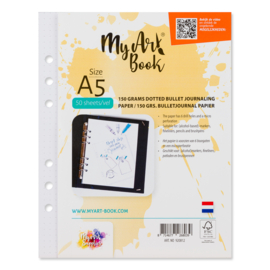 MyArtBook 150 g/m2 bulletjournal papier – formaat A5