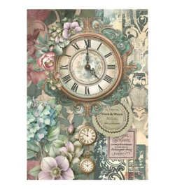 Stamperia - Mini Rice Paper A6 – Gardens of Time - DFSA6X05 