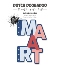 Dutch Doobadoo - Card-Art Planner stencil Maart - 470.784.296