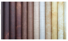 Craft Consortium - Essential Craft Papers 6x6 Inch Paper Pad Leather Bound - CCEPAD035B