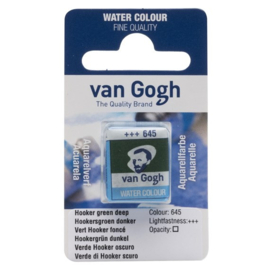 Van gogh 645 Aquarelverf Napje Hookersgroen Donker