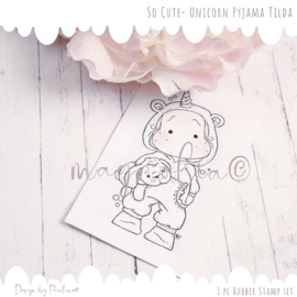 Magnolia - CC22 Unicorn Tilda {Rubber Stamp}