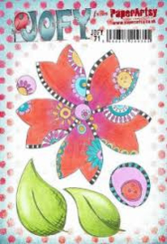 PaperArtsy Eclectica - Mounted Rubber Stamp Set -  Jofy71