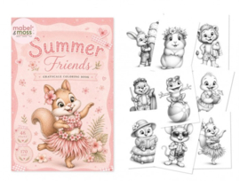 Mabel and Moss - Summer Friends - Coloring Book -  MMCB10003