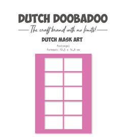 Dutch Doobadoo - Dutch Mask art Postzegel - 470.784.349