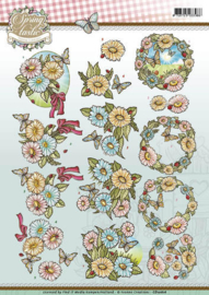 3D Knipvel - Yvonne Creations - Spring-tastic - Flowers  Yvonne Creations CD10816