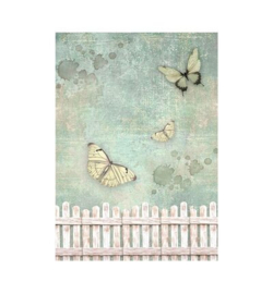 Stamperia - Rice Paper Achtergronden A6 Selectie – House of Roses - DFSAK6039