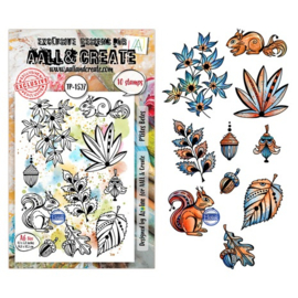 AALL & Create - Merveilles d'Automne A6 Stamp Sets P'tites Betes by Azoline - TP-1527