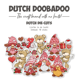 Dutch Doobadoo - Die Cuts - Love in the air - 18 pcs - 474.007.052