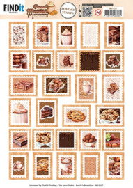 Berries Beauties - Sweet Moments - Push Out Postage Stamp - SB11117