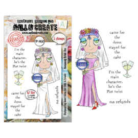 AALL & Create - TP-1450- A7 Stamp Set - Runaway Bride Dee