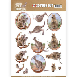 Amy Design  - 3D Pushout - Wild Animals Outback - Kangaroo SB10442-HJ18201