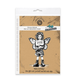 Cosmic Shimmer - Andy Skinner - Pre Cut Rubber Stamp Set - Princess Attitude