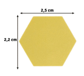 Vaessen Creative - Magnetic Anywhere Pons Hexagon 2,5x2,2cm