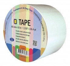 JEJE Dubbelzijdig klevend tape rol 65mm (3.3225)