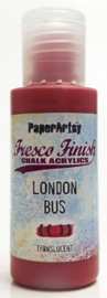 Fresco Finish - London Bus - FF37 - PaperArtsy