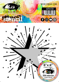 Visible image Super Star Stencil